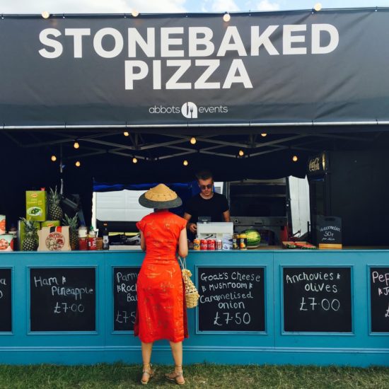 Stonebaked pizza van